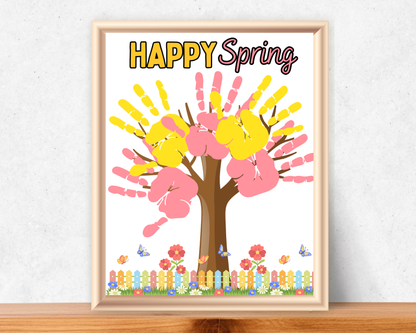 Spring Handprint Art Bundle