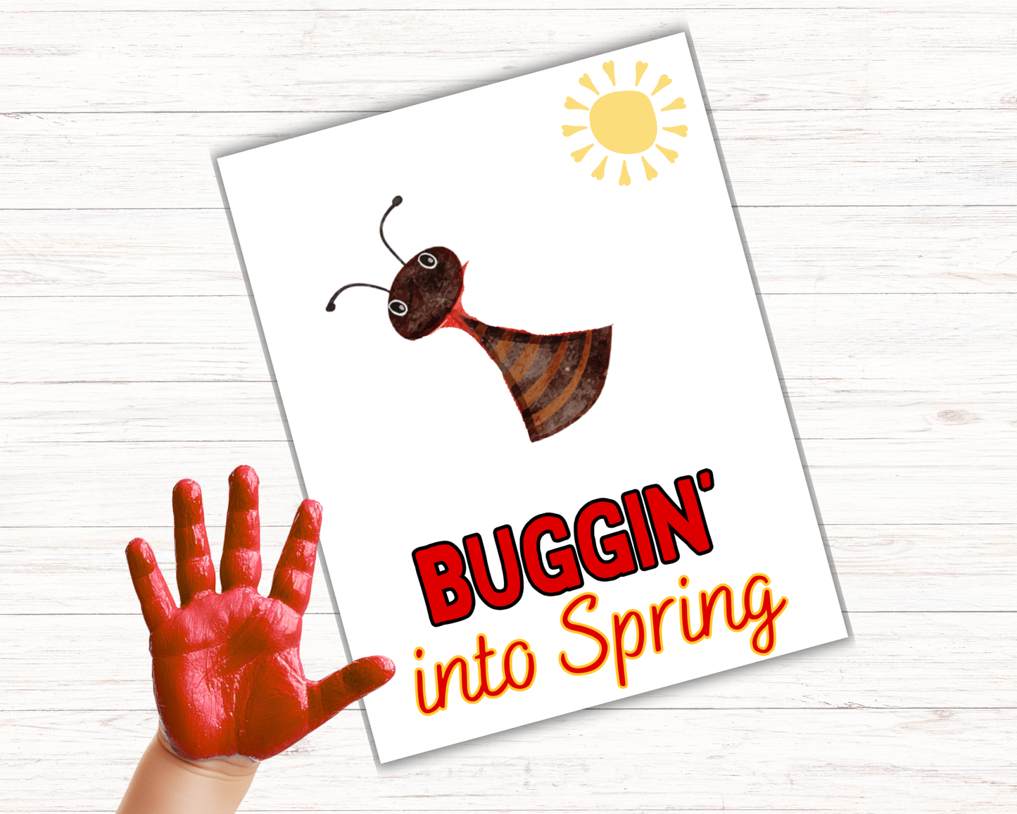 Spring Handprint Art Bundle