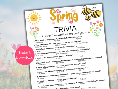 Spring Trivia Game
