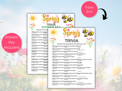 Spring Trivia Game