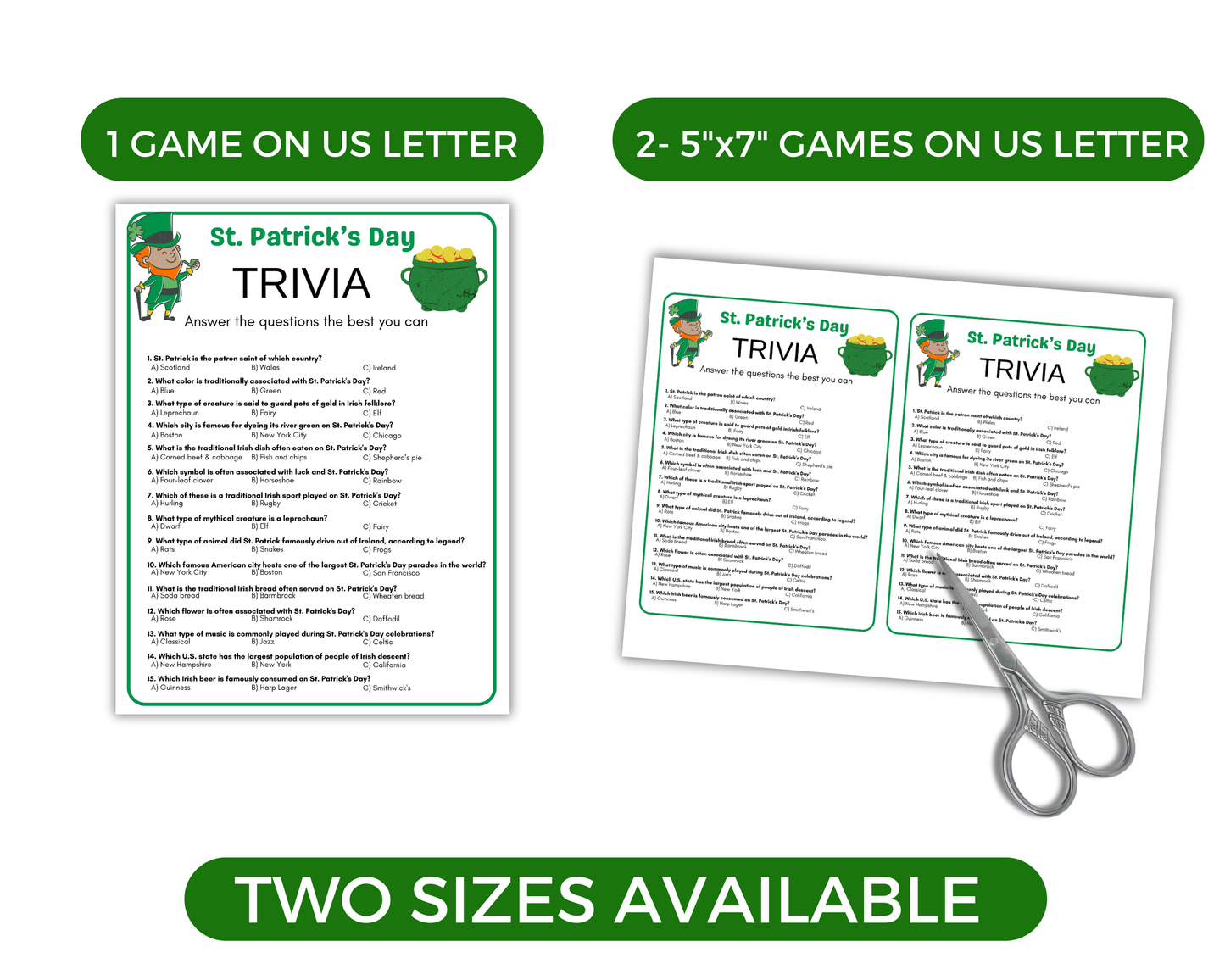 St Patricks Day Game Bundle