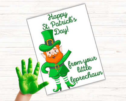 St Patricks Day Handprint Art Bundle