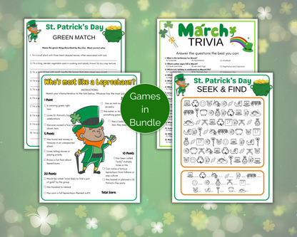 St Patricks Day Game Bundle