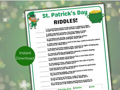 St Patricks Day Riddles