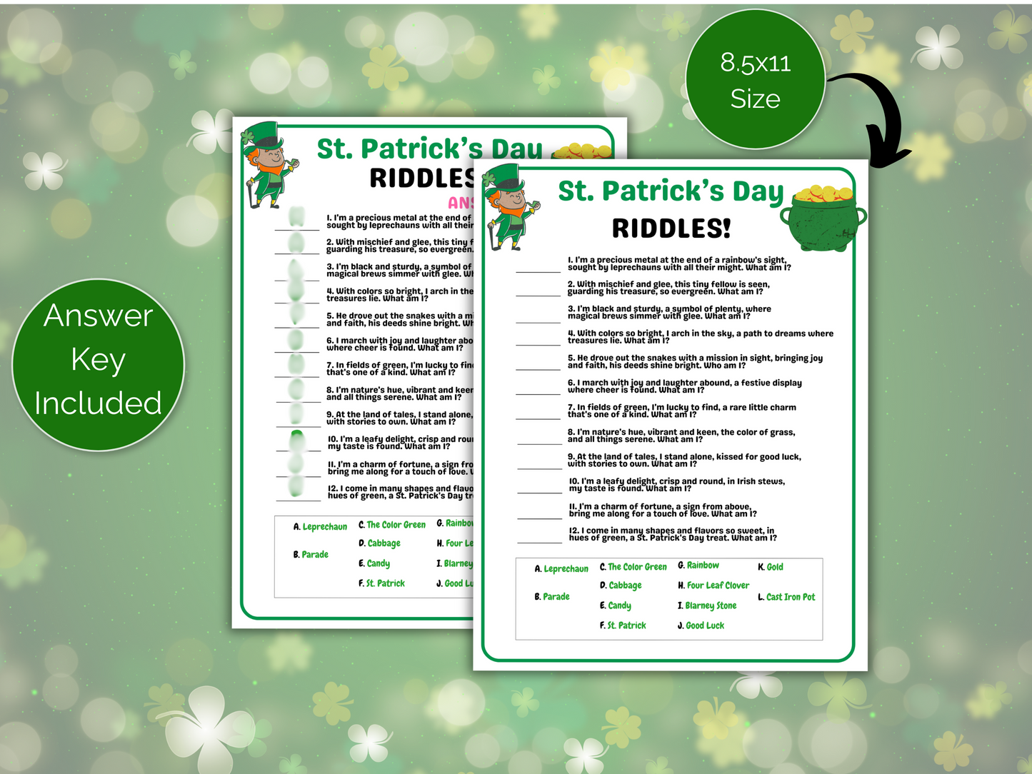 St Patricks Day Riddles