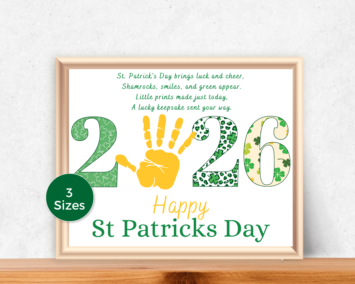 St Patricks Day 2026 Handprint Art