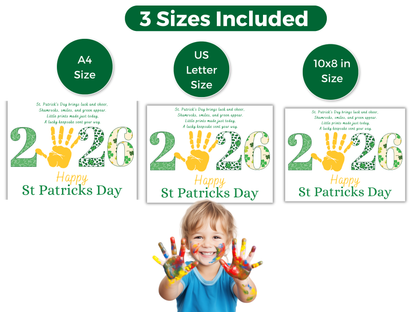 St Patricks Day 2026 Handprint Art