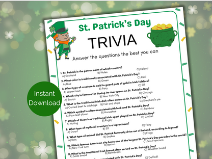 St Patricks Day Trivia