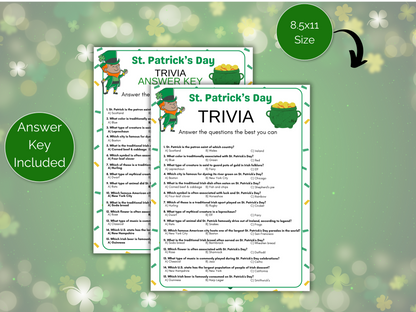 St Patricks Day Trivia
