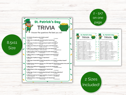 St Patricks Day Trivia