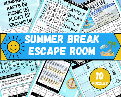 Summer Break Escape Room for Kids