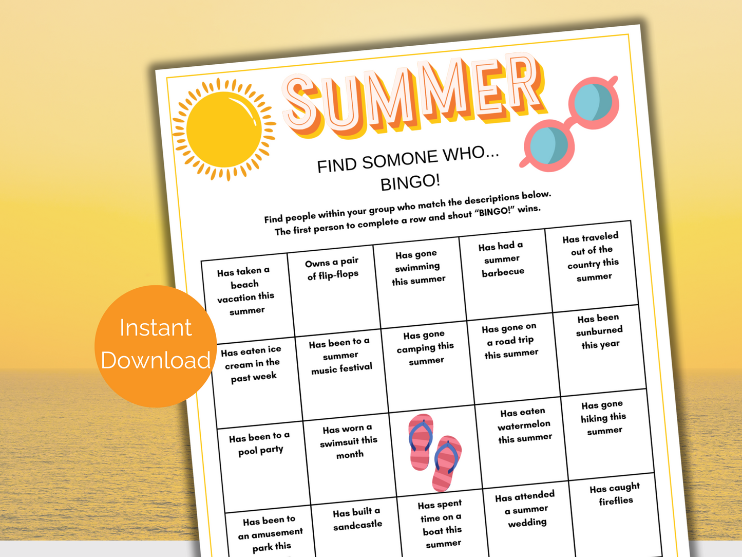 Summer Find Someone Who