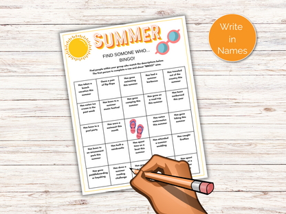 Summer Find Someone Who