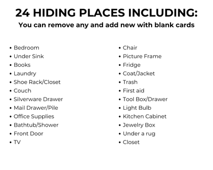 Surprise Trip Reveal Scavenger Hunt