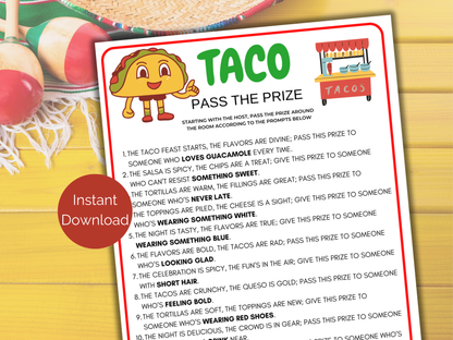Taco Pass The Prize
