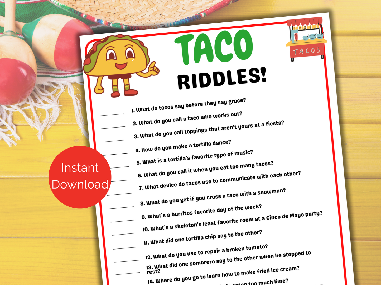 Taco Riddles