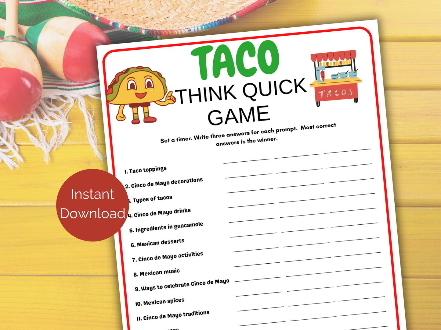 Taco Think Quick