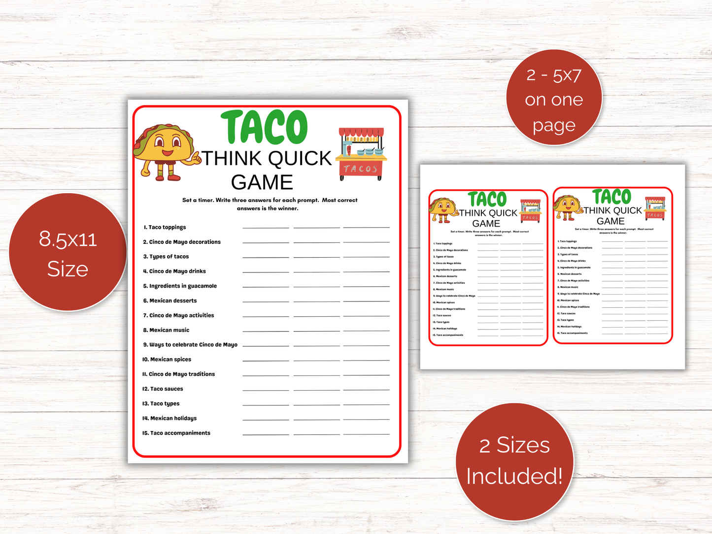 Taco Think Quick