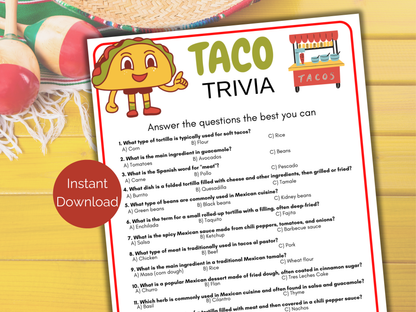 Taco Trivia Game