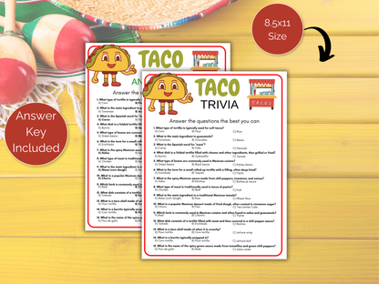 Taco Trivia Game