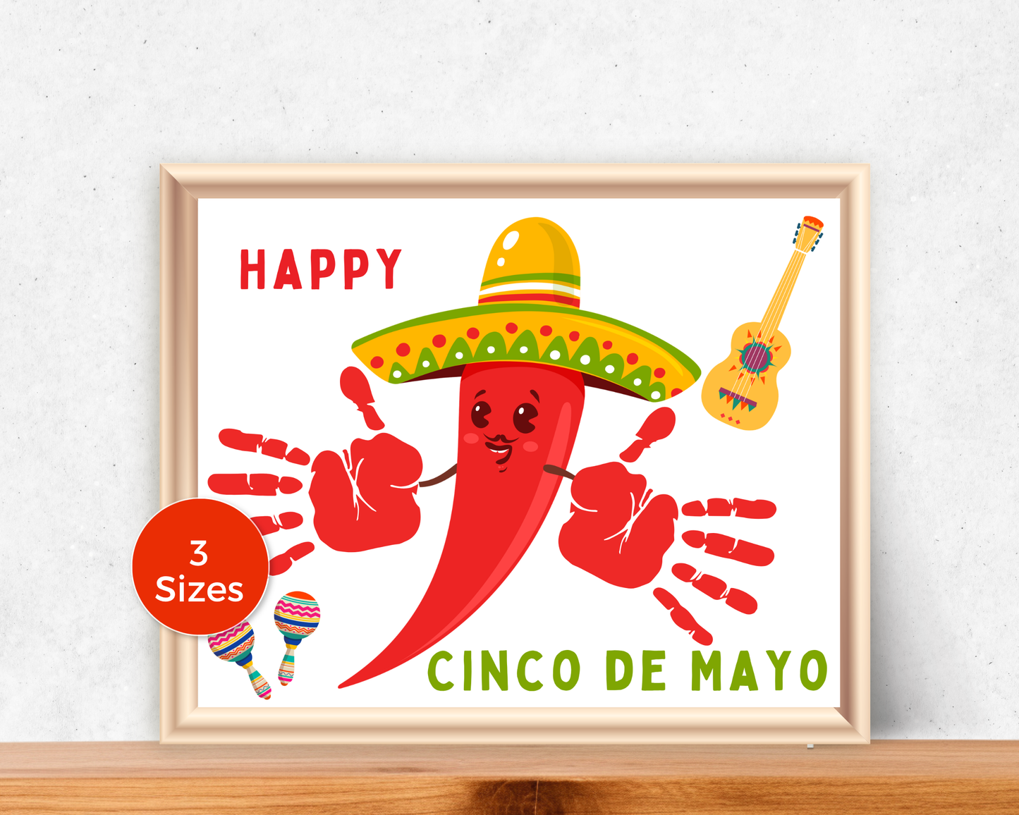 Cinco De Mayo Tamale Handprint Art