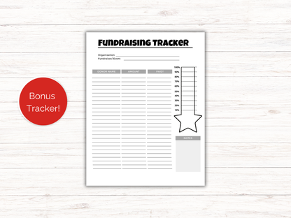 Editable Fill My Target Fundraiser Template