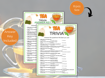 Tea Trivia Game