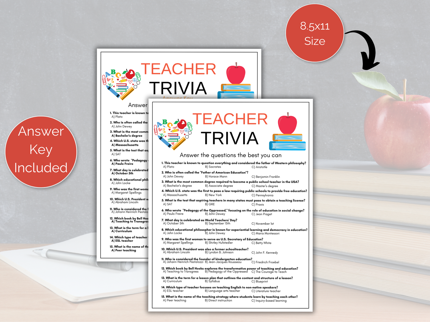 Teacher Trivia Game