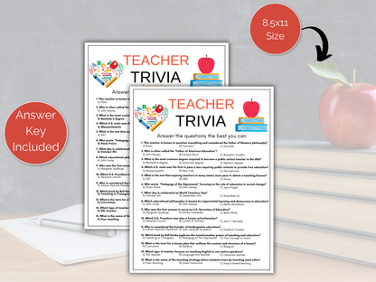Teacher Trivia Game