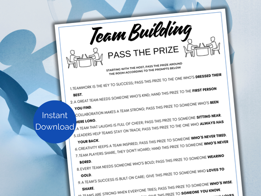 Team Building Pass The Prize