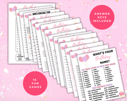 Teen Birthday Game Bundle