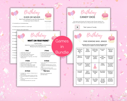 Teen Birthday Game Bundle