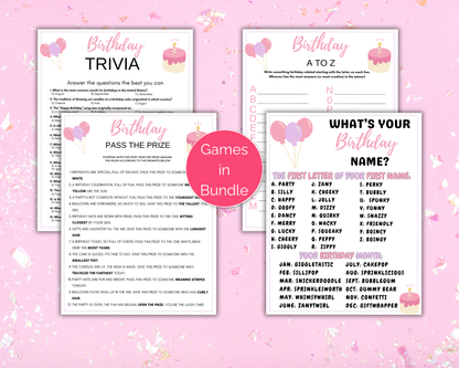 Teen Birthday Game Bundle