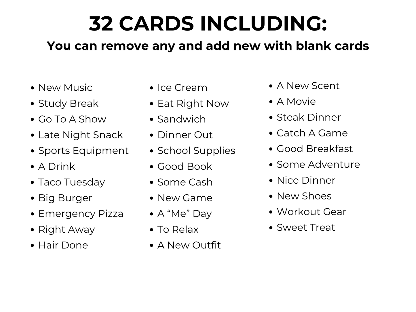 Teen Birthday Gift Card Book Editable + Printable