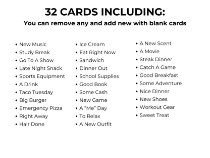 Teen Birthday Gift Card Book Editable + Printable