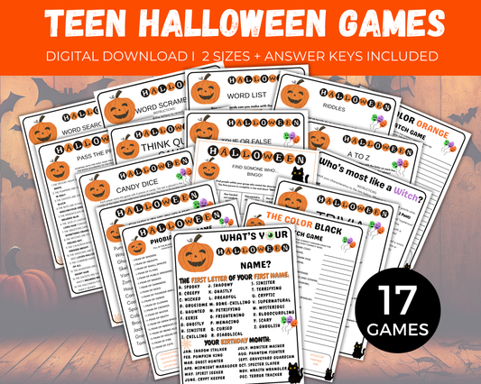 Teen Halloween Games Bundle