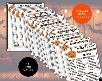 Teen Halloween Games Bundle