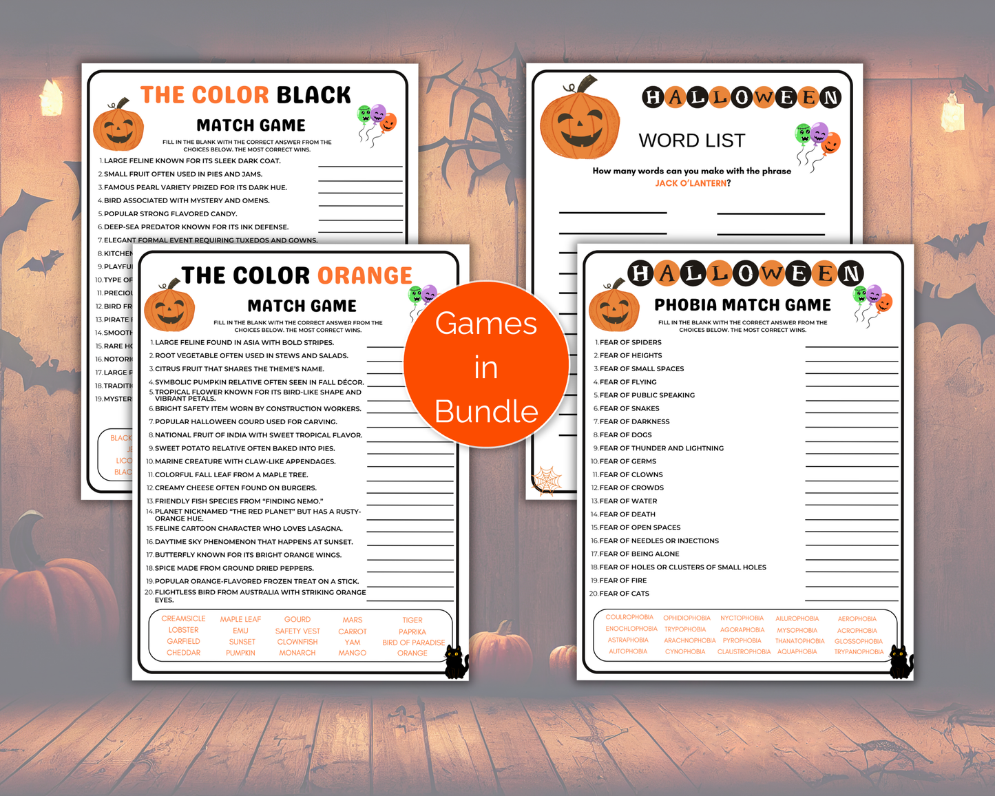 Teen Halloween Games Bundle