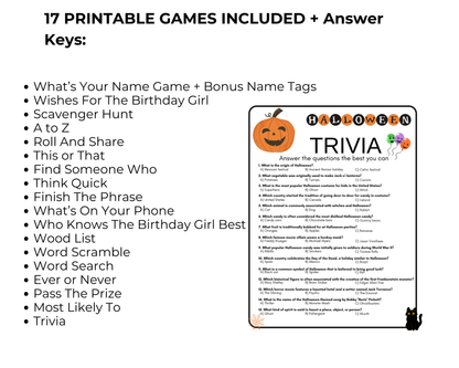 Teen Halloween Games Bundle