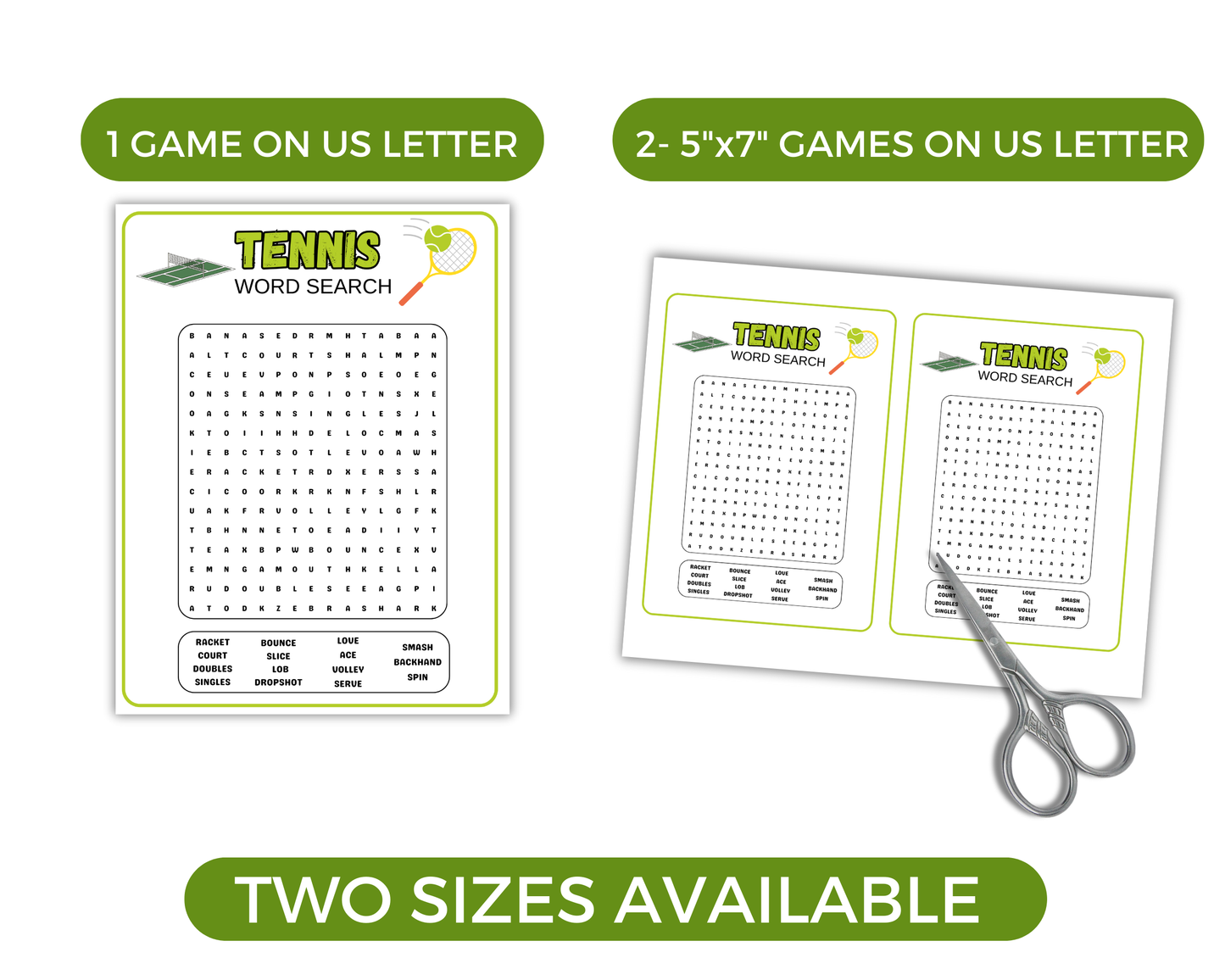 Tennis Game Bundle