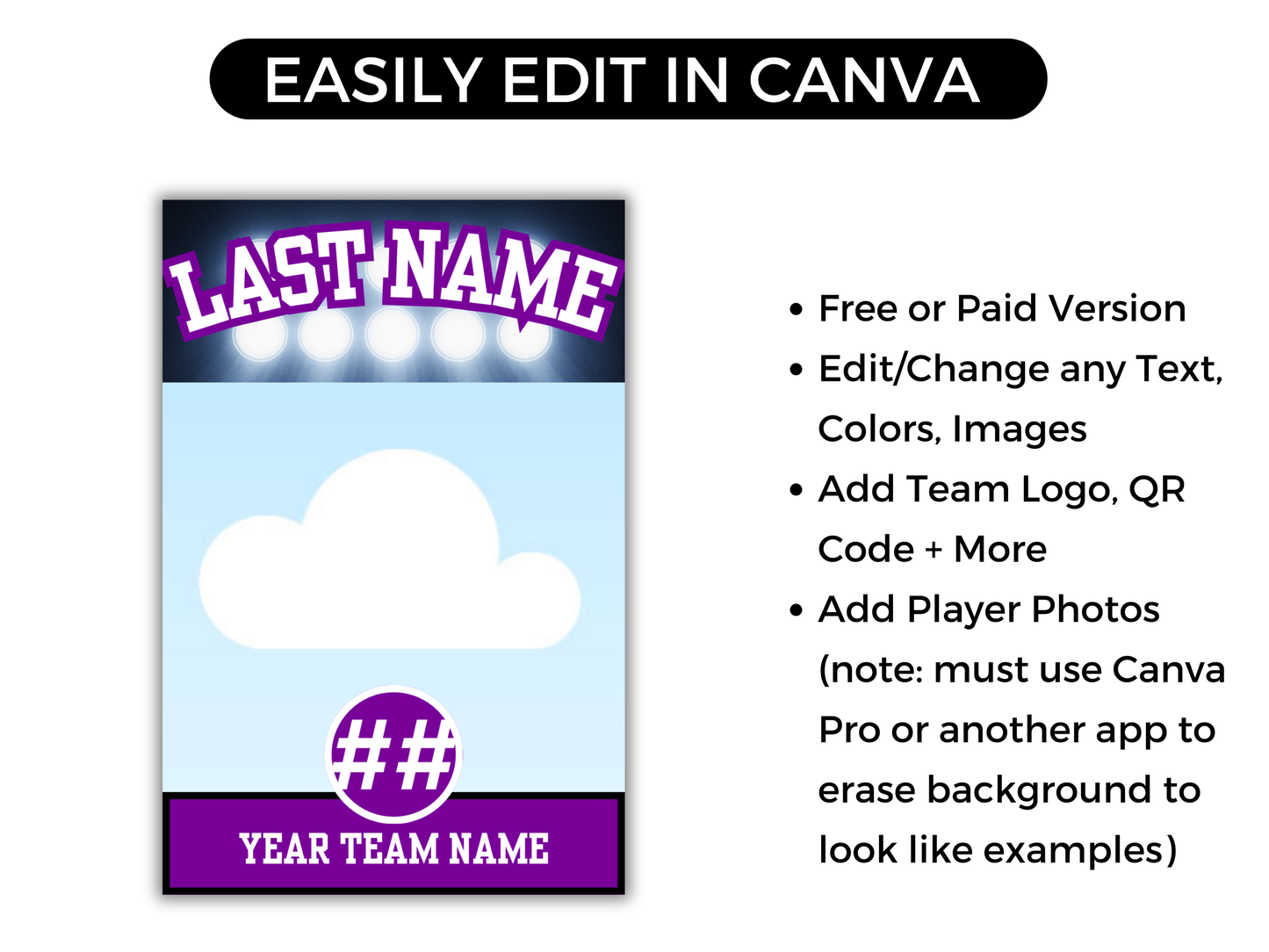 Tennis Team Roster Lanyard Template