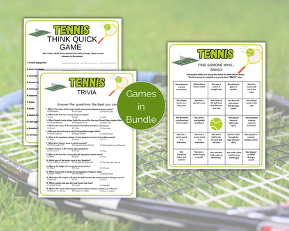 Tennis Game Bundle