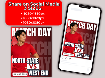 Tennis Social Media Templates Bundle