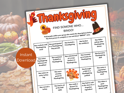 Thanksgiving Find Someone Who