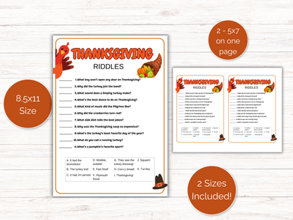 Thanksgiving Riddles