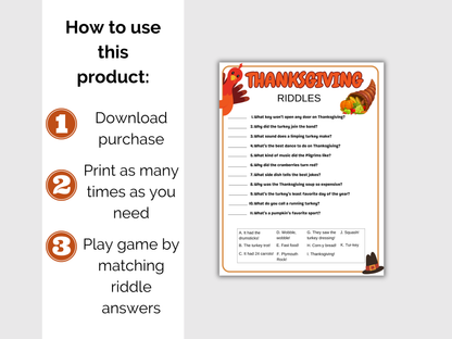 Thanksgiving Riddles