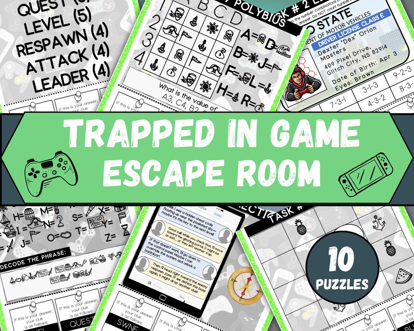 Trapped In Game Escape Room for Kids