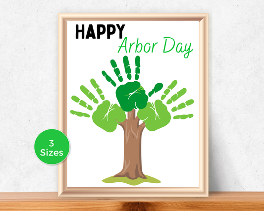 Arbor Day Tree Handprint Art