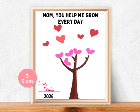 Mothers Day Tree Handprint Art