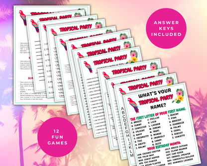Tropical Party Game Bundle